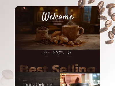 Coffee Shop Website business business web design business website coffee coffee shop coffee shop design coffee shop website graphic design old design old fashion old fashion design old vibes ui web web design web development web ui website