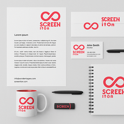ScreenItOn animation branding graphic design logo motion graphics ui