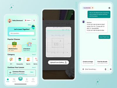 AI Homework Assistant ai app aihomeworkapp aiineducation android homework app homework help homeworkhelper ios learningtools mobile app mobileai solutions student solutions study app study solutions studyapp trending ui ux