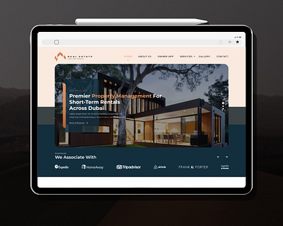Luxury Short-Term Rental Management – Dubai prototype responsive design uiux design user experience user interface wireframing