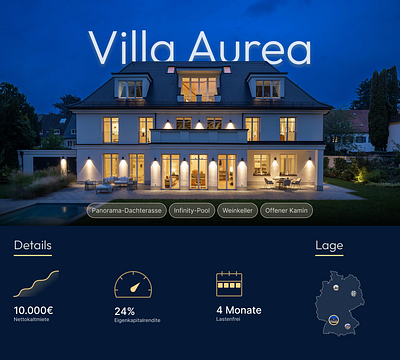 Dark concept: Real estate dashboard dashboard ui