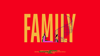 family illustration motion graphics