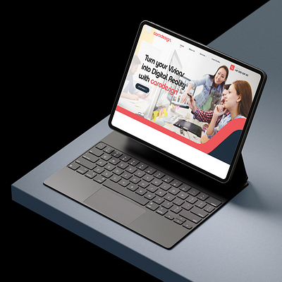 Digital Reality Homepage Design. agency branding bussiness clean company coworking digital graphic design logo marketing modern office reality rental typography ui ux design vector webdesign wordpress