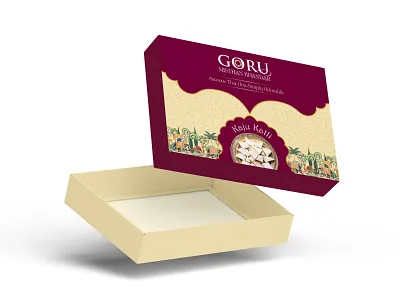 Mithai Box Design premium mithai box design