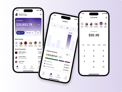 Managing Your Finance — Finance App Design appredesign branding designsystem dribbble financeapp fintech interactiondesign minimalui productdesign typography uidesign uxdesign