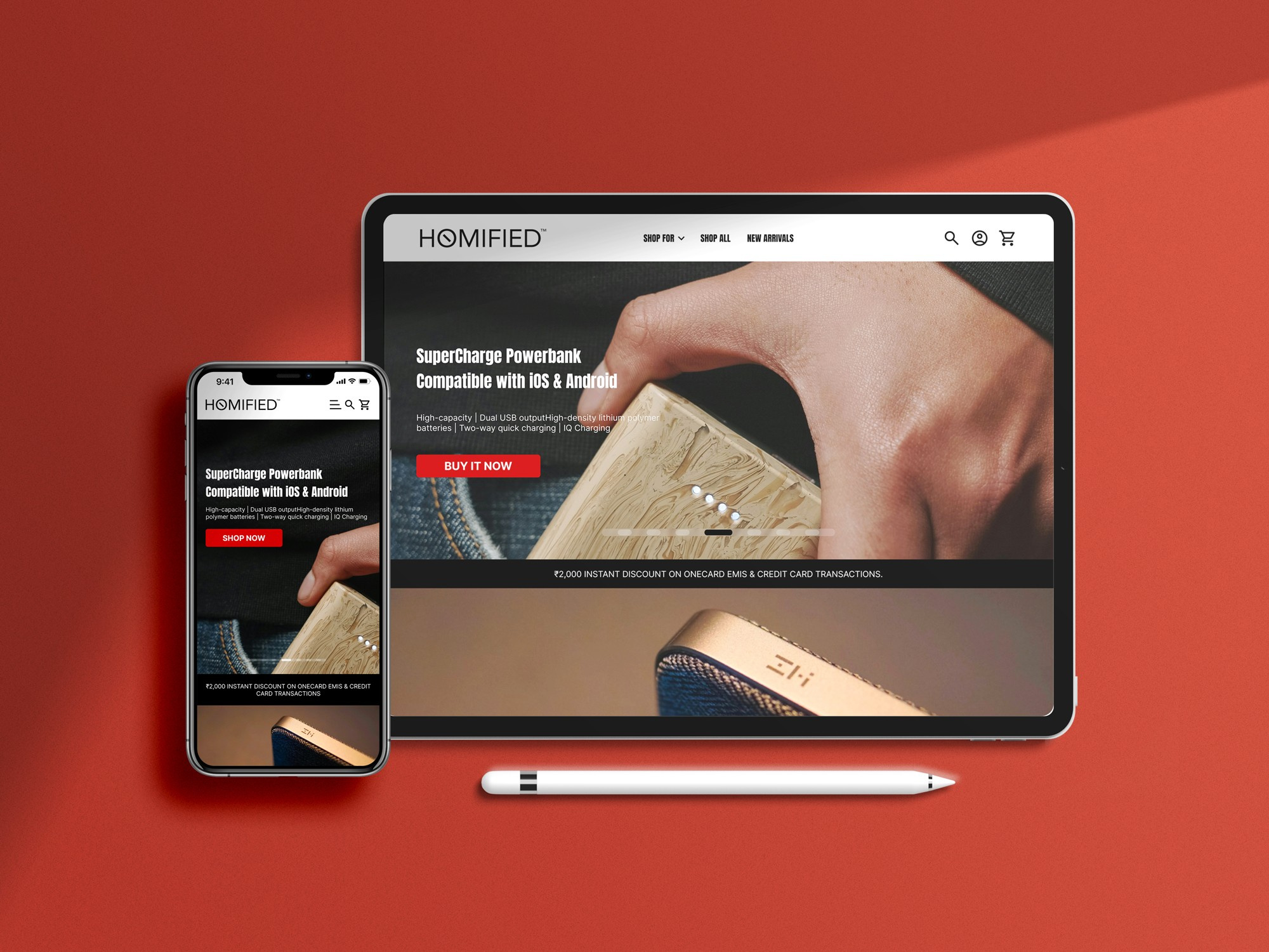 E-Commerce Store Website Redesigned! appdesign d2c ecommerce figma framer landingpage packaging ui ux webdesign