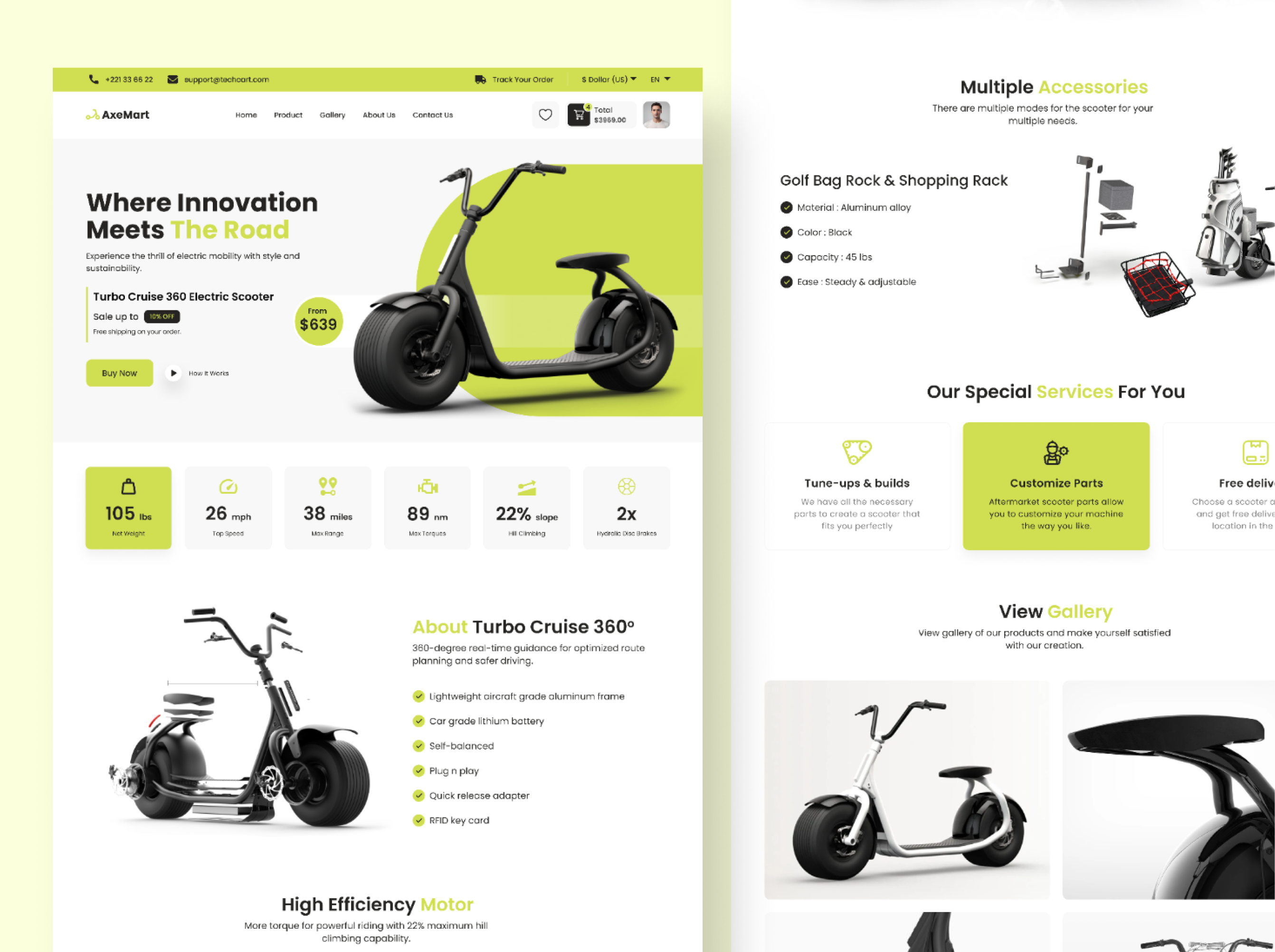 Example of Modern Website Design | UX/UI