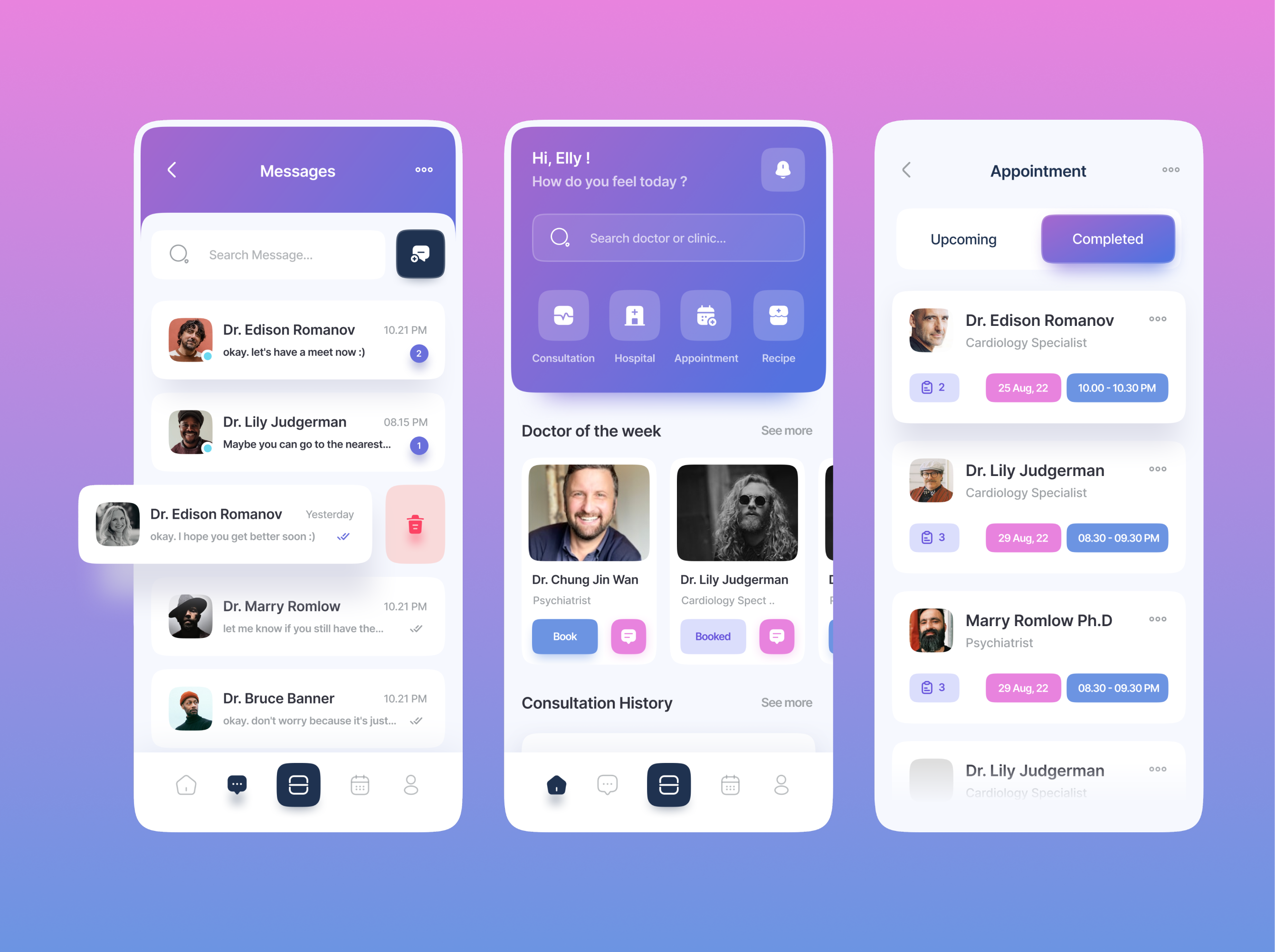 Example of Mobile App Design | Modern & Functional