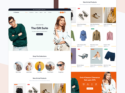 Cartzio - Multipurpose eCommerce Template agency branding business cart classic clean creative design ecommerce fashion illustration logo marketing modern shoping software store ui web design