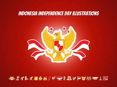 Celebrating Independence: An Indonesian National Day Illustratio social media