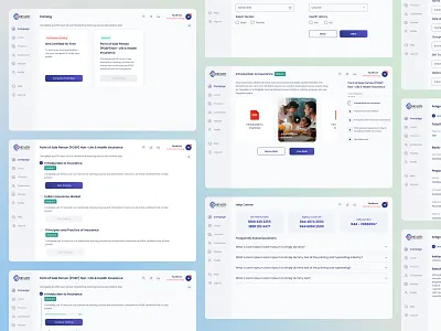 Insurance Agent Portal – Training & Support Hub (Part 03) 3dillustration agentportal figma insurance insuranceapp lms modernui productdesign ui uidesign uiux webportal