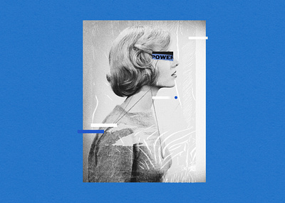 Static Force collage design editorial editorial design graphic design illustration old photoshop poster poster art ui vintage woman women