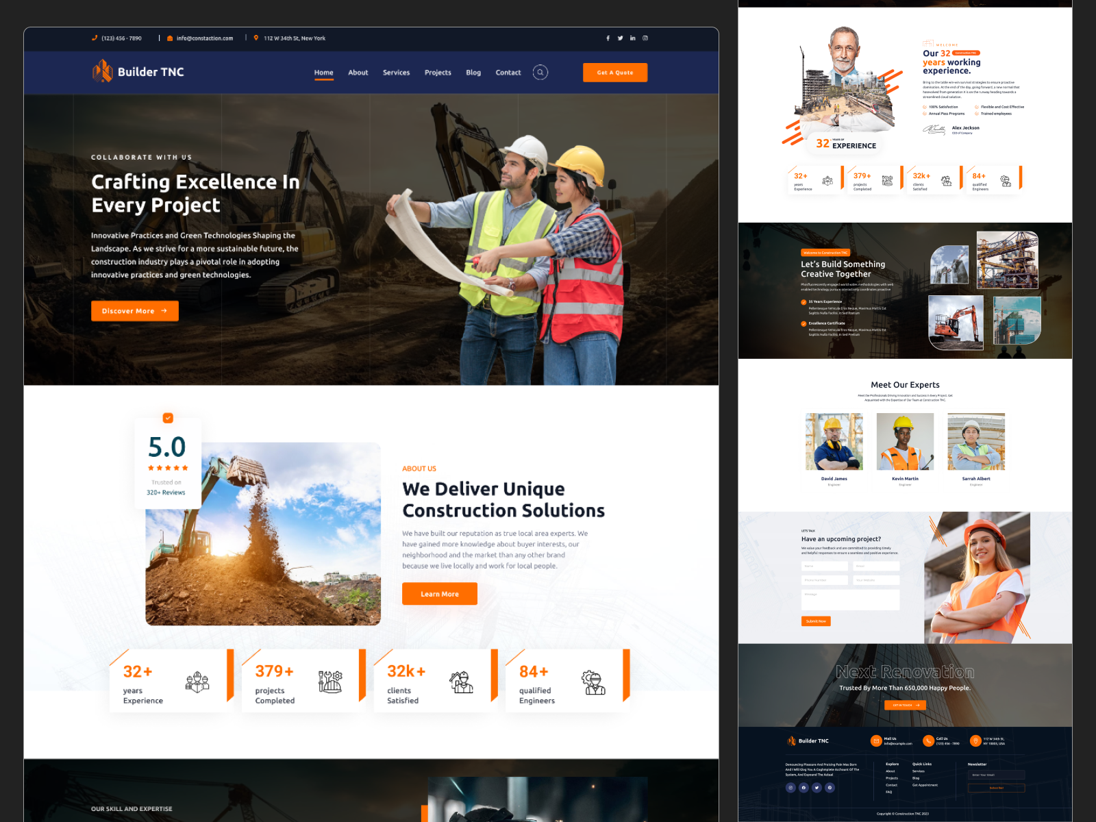 Builder TNC - Home Services Website Template agencies agency website builder tnc construction tnc webflow design real estate business templates webflow cms templates webflow template webflow templates