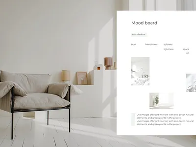 Mood board for an eco-friendly product website branding design figma illustration mood board prototyping typography ui ui design xd