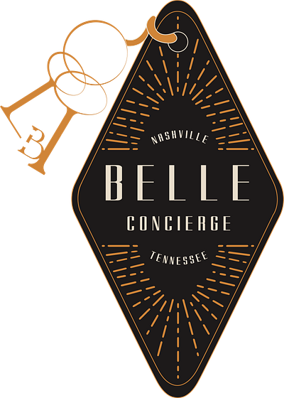 Belle Concierge Logo brand identity branding graphic design logo