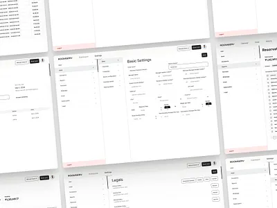 Settings - Room Service SaaS graphic design product design room service settings saas saas product saas screens screens settings