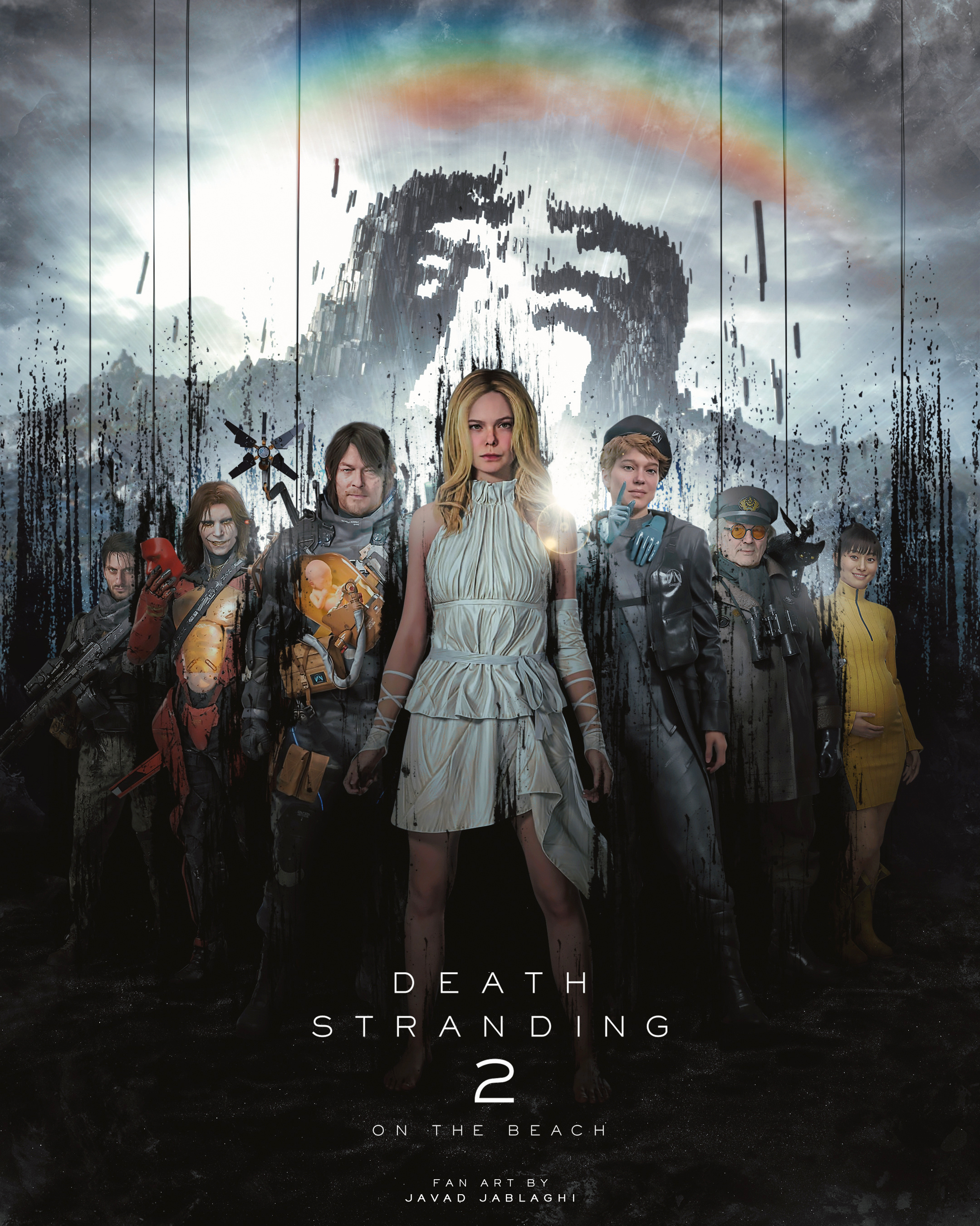 Death Stranding 2 Fan Art death stranding 2 death stranding 2 fan art design digital paint edit graphic design javad jablaghi painting photomontage poster