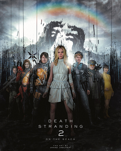 Death Stranding 2 Fan Art death stranding 2 death stranding 2 fan art design digital paint edit graphic design javad jablaghi painting photomontage poster