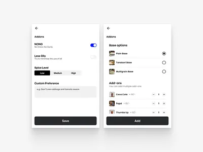 Popups food graphic design popup saas saas product ui uiux ux