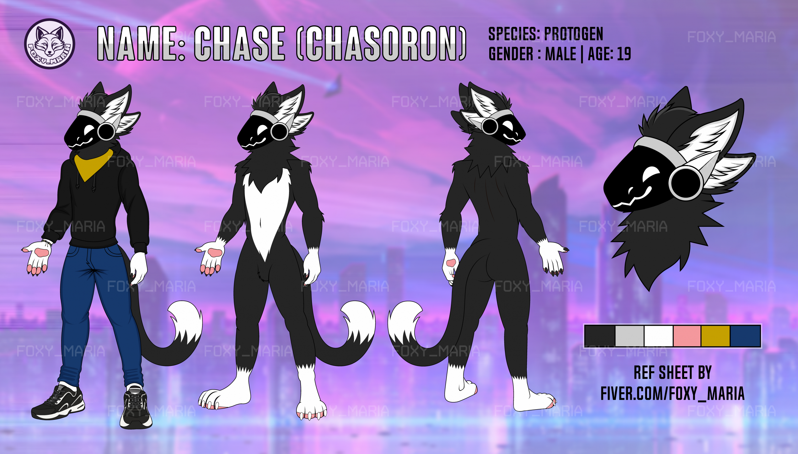 Protogen Fursona Premium Reference Sheet Finished chaseprotogen commissionsopen customrefsheet foxy maria foxyfursonamaria foxymaria furryart furryartist furryfandom furryrefsheet opencommissions premiumrefsheet protogencharacter protogenfursona protogenoc protogenrefsheet scififursona tuxedoprotogen