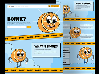 Meme Coin Website Design character design meme coin landing page meme coin template meme coin website meme coin website design meme fan meme landing page meme website