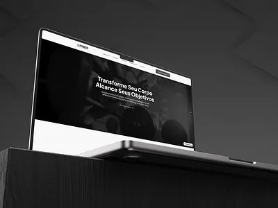 Website for a Bodybuilding Gym cleanui creative figma framer landing page modernui portfolio responsive ui uiux ux webdesgin webdesigner website