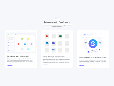 Benefit Section b2b benefit bento grid design designer figma product saas section ui web design website