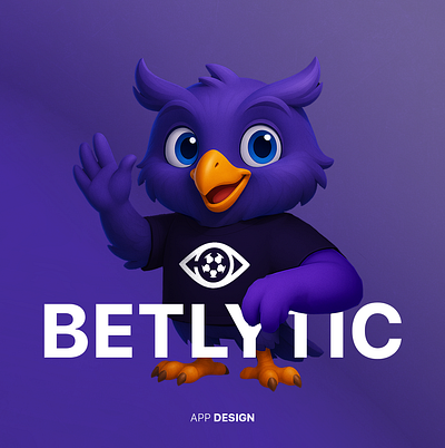 BETLYTIC - App Design 🦉📊 artwork branding concept design graphic design logo photoshop ui ui design ux ux design