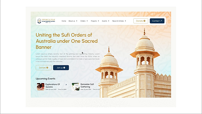 ISLAMIC COMMISSION WEB DESIGN apps design branding landing page landing page design ui ui design ui ux ux design