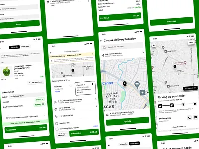 Checkout Screens - Food Delivery App appstore checkout checkout screens design food food delivery food delivery app graphic design mobile app mobile app design mobile application playstore