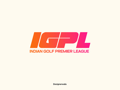 IGPL // Indian Golf Premier League branding design graphic design icon illustration logo minimal typography