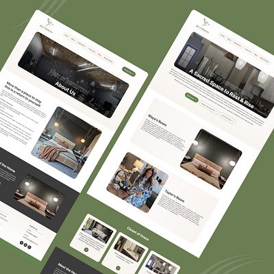 Nest of Inspiration – Healing Retreat Squarespace Website Design healingspace luxuryretreat retreatwebsite squarespace squarespace site uiuxdesign