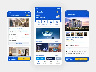 Hotel Booking App Ui Ux Design app ui design app ui ux design booking app flight booking holiday booking app hotel booking ios app design mobile app design online travel app ota room booking app ticket booking app travel app ui ui designer uiux ux