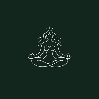 Balance balance beauty branding calm design girl graphic design icon illustration logo logo design meditation vector woman yoga