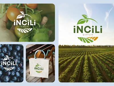 Rooted in Sustainability and Community: İncili Çiftlik branding graphic design logo logo design