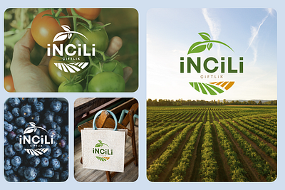 Rooted in Sustainability and Community: İncili Çiftlik branding graphic design logo logo design