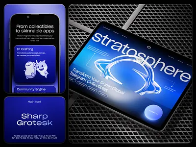 Landing Page for Web3 Project 3d design landing page mobile ui ux web3 website