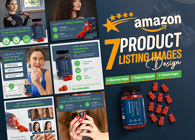 Product Listing Images Design for Amazon a content amazon creatives amazon gallery images amazon infographic images amazon listing images designs brand visuals branding product design
