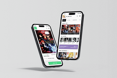 Huga – Manga Community App 📘 Concept 3d animation branding comicui communitydesign creatoreconomy digitalreading graphic design logo mangaapp motion graphics ui ux