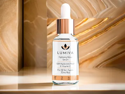 Premium Skincare Serum Label Design face serum kawsarahmed