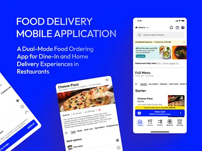 Food Delivery App Homepage apple application appstore design food delivery app google graphic design home home screen homepage mobile mobile app playstore