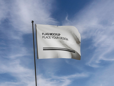 White Flag Mockup 3d 3d mockup 3d rendering branding corporate flag design flag flag mockup graphic design illustration isolated logo mockup mrfauzi realistic mockup showcase mockup ui vector