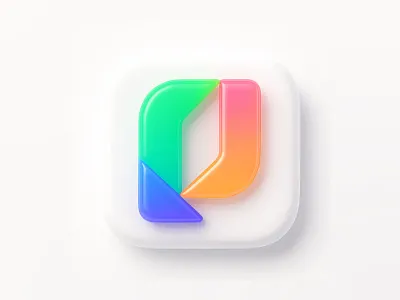 3d App Icon Design 3d 3d app icon 3d logo mark 3d mark abstract logo brand branding brandmark typography monogram design illustration logo logo designer logo identity logo mark modern logo p icon p letter logo p mark startup logo