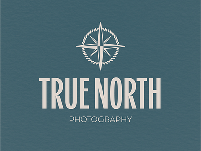 True North Photography Logo boat bold branding brandmark compass compass logo harbor leaves lighthouse logo navigation north photography photography logo sea wordmark woven