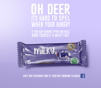 Modern & Fun Packaging Design for Vanilla Milky Snack graphic design packaging sncak visual