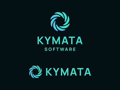 Kymata Software Logo branding brandmark innovation modern ocean logo ocean wave saas sea software branding software logo tech tech branding wave logo waves
