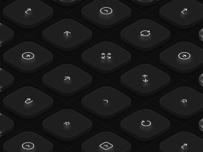 Navigating with Style — Arrow Icons Pack arrow dark mode design system icon icon pack icon set icons style guide
