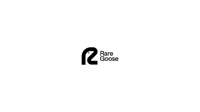 Rare Goose logo for sale animal bird goose letter logo logotype negative r rare sale secret simple space