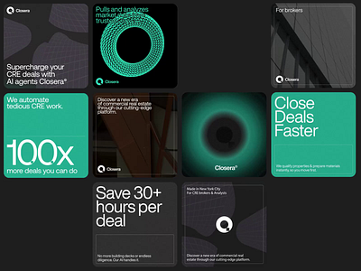 Branding assets & typography design ✦ Closera ai animation branding illustration interaction landing page logo motion graphics service startup ui ux website