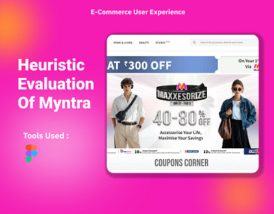 Heuristic Evaluation Of Myntra heuristic evaluation myntra ux ux case study web